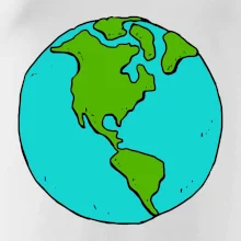 Planeta na prsu - Amerika