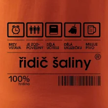 Čárový kód - řidič šaliny