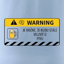 Warning mluvení - pivo
