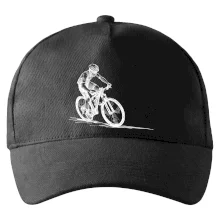 MTB kreslený cyklista