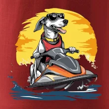 Chrt na vodním skútru