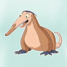 Mravenečník kreslený hnědý