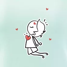 Párový motiv - panáček a magnet