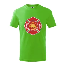 Fire department logo červené