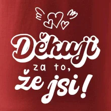 Psací děkuji za to, že jsi