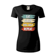 Disc Golf eat sleep barevné