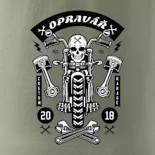Lebka motorkář opravář