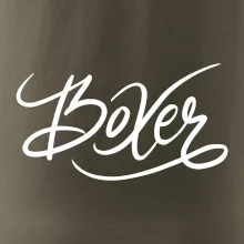 Boxer - nápis okrasný