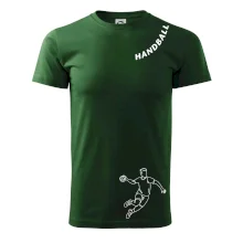 Handball nápis šikmo