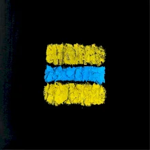 Turistická Cyklo značka - žluto modrá