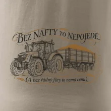 Bez nafty to nepojede traktor s vlekem