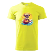 Mops na vodním skútru