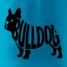 Bulldog  nápis v těle