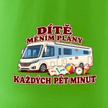 Dítě měním plány každých pět minut integrovaný obytňák