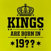 Kings are born in vlastní ročník