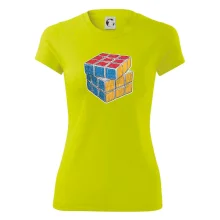 Rubikova kostka kreslená