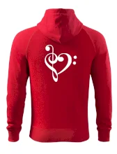 Houslový klíč srdce