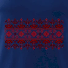 Ukrajinský vzor - červený