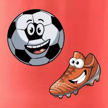 Parové triko - Kopačka a míč