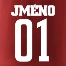 Florbalový  dres - vlastní jméno a číslo