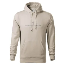 Jesus Saved My Life kříž ekg Jesus Saved My Life kříž ekg