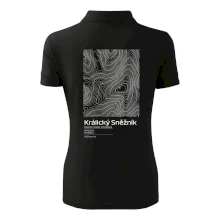 Králický Sněžník - vrstevnice v obdélníku