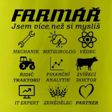 Symboly farmář - Traktorista a partner