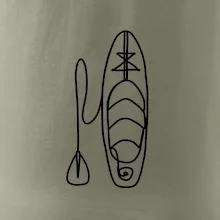 Paddleboard jedním tahem