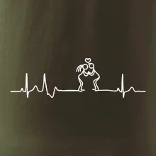 EKG zamilovaný pár EKG zamilovaný pár