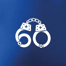 Narozeninové tričko pro policajta - pouta 60