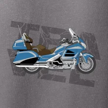 Cestovní motorka Amerika modrá