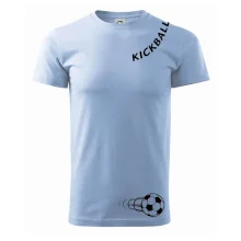 Kickball nápis šikmo
