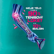 Moje tělo tvoří z 90 % tenisový loket