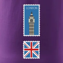 Londýn známka barevná