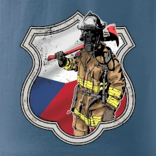 Hasič erb - Česká vlajka