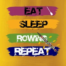 Eat sleep rowing repeat barevné Eat sleep rowing repeat barevné