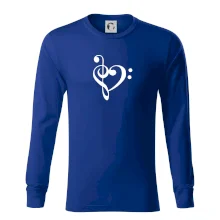 Houslový klíč srdce