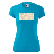 Mapa Báňské dráhy z Moravské Ostravy do Doubravy