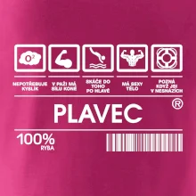 Čárový kód  - Plavec/plavkyně