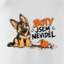 Boty jsem neviděl - štěně vlčáka