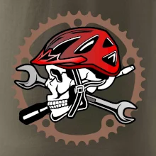 Lebka biker opravář Lebka biker opravář