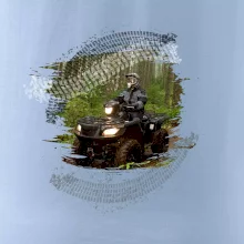 ATV čtyřkolka v lese