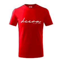 Psací nápis syn - dcera s ročníkem