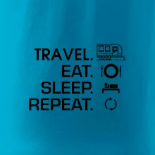Eat sleep travel - Velký  přívěs