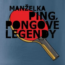Manželka ping pongové legendy
