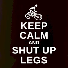 Keep calm and shut your legs
