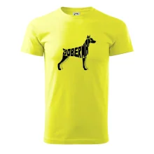 Dobrmans - nápis v tělě