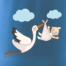 Čáp čekáme miminko - neutrální