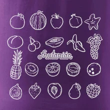 Frutarián ovoce ve čtverci