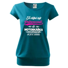 Je těžké být princezna - motorkářka Je těžké být princezna - motorkářka